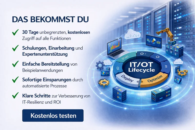 Die Ergebnisse des Proof of Value zeigen ein reduziertes operationelles Risiko, eine schnellere Bereitstellung und eine reproduzierbare IT- und OT-Infrastruktur.
